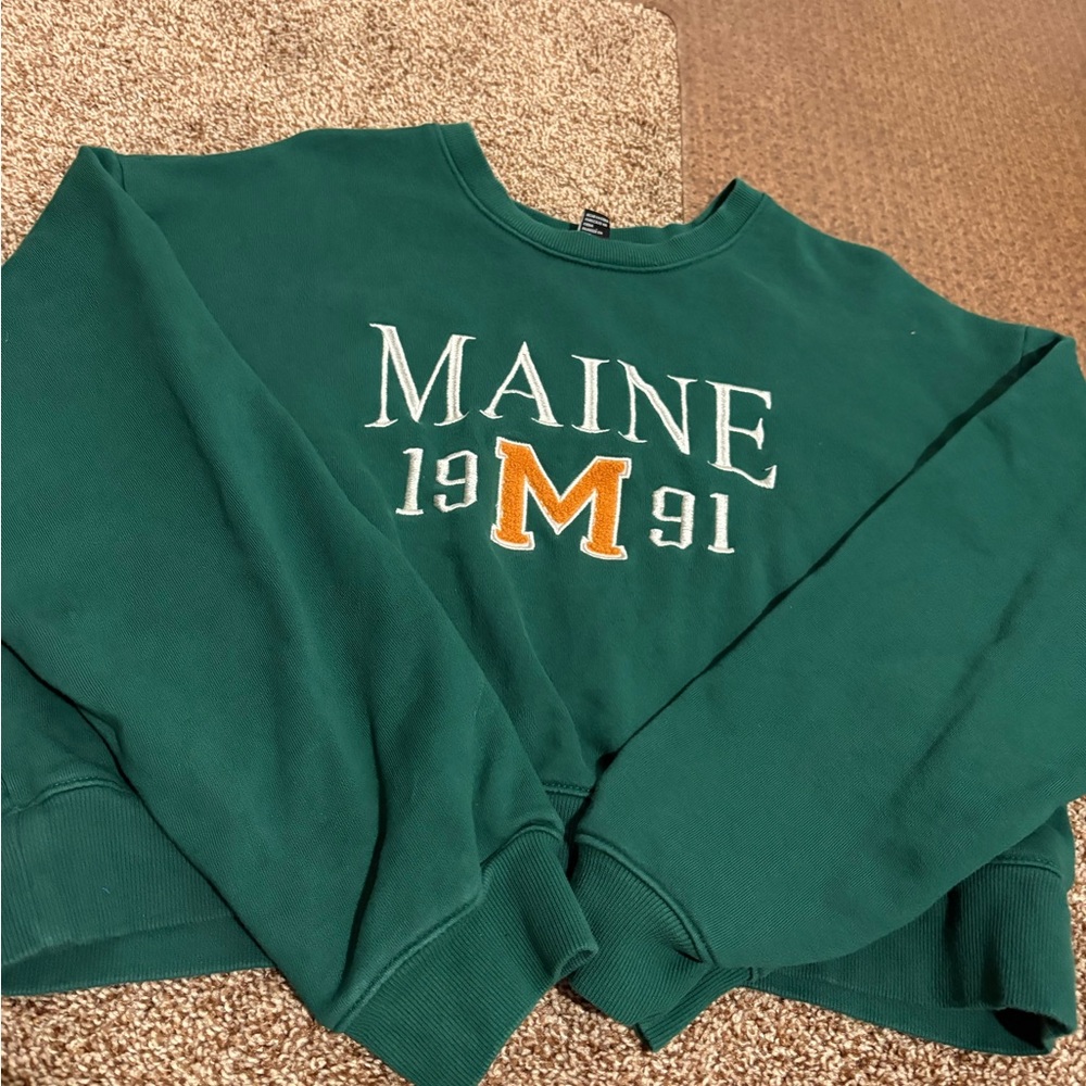 Forever 21 Green Crop Top